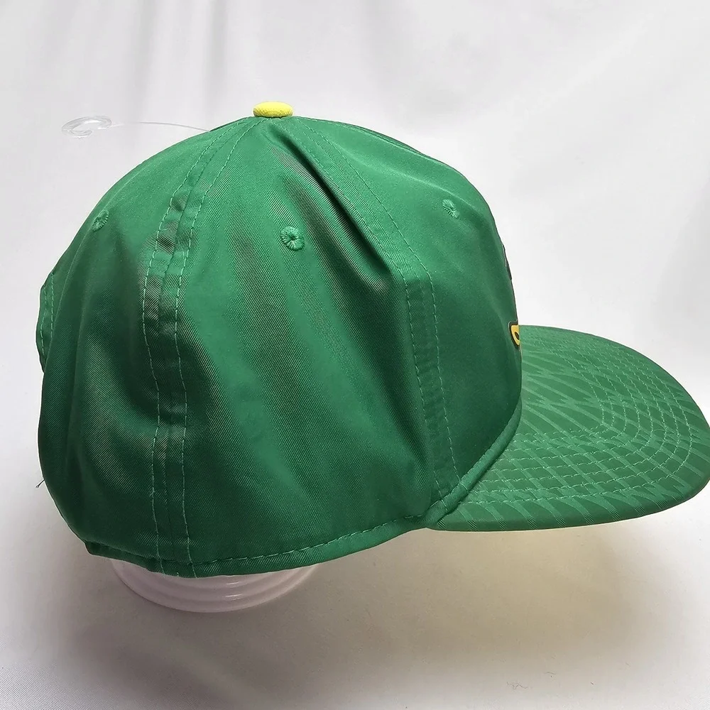 Nike *RARE*‎ Oregon Fighting Ducks Textured Bill Snapback Hat FA16 Green Yellow
